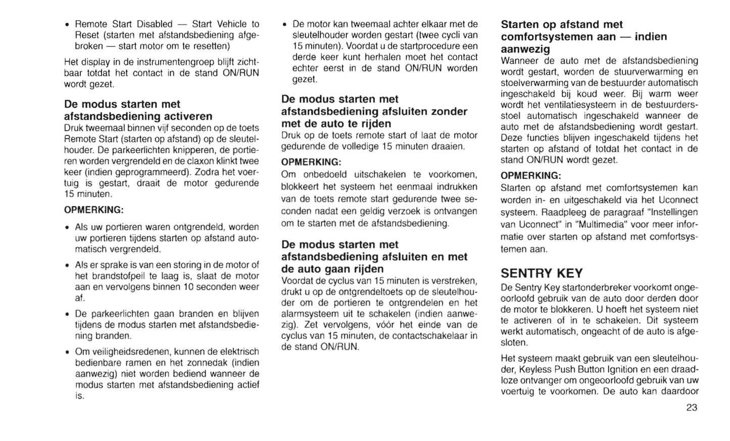 2019 Ram 1500 Owner's Manual | Dutch
