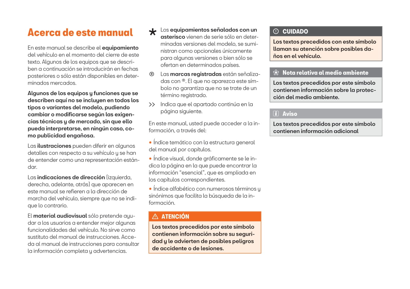 2020-2023 Seat Leon Manuel du propriétaire | Espagnol