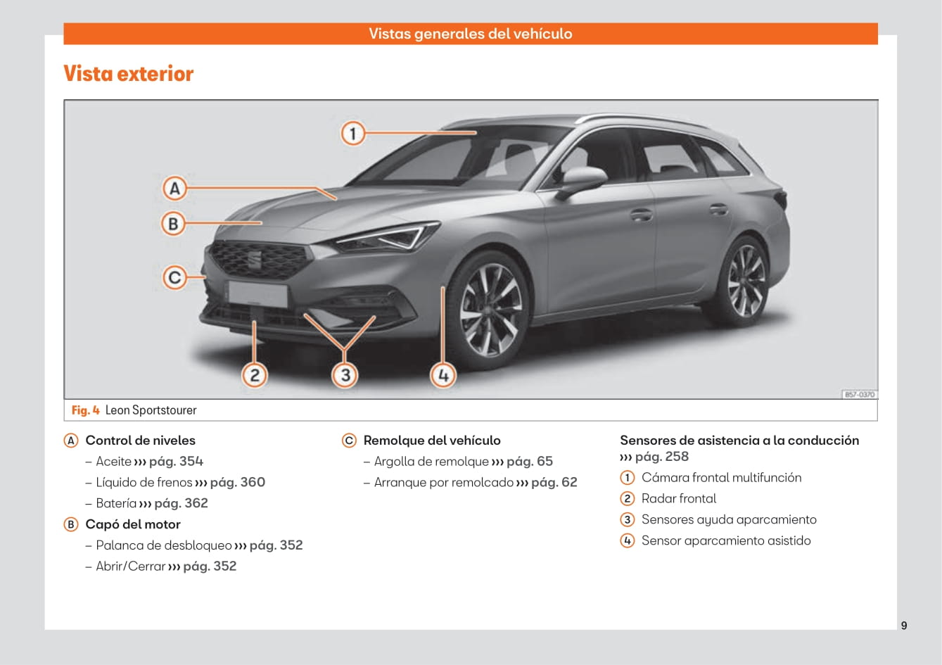 2020-2023 Seat Leon Manuel du propriétaire | Espagnol