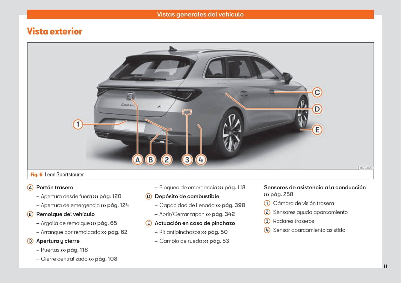 2020-2023 Seat Leon Manuel du propriétaire | Espagnol