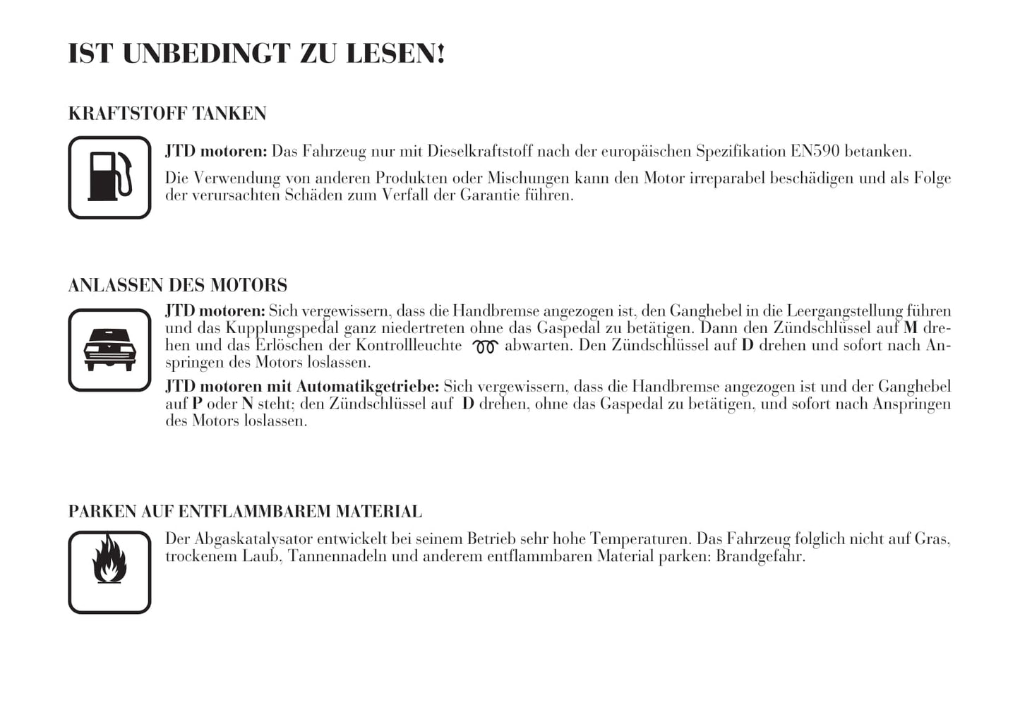 2008-2011 Lancia Phedra Manuel du propriétaire | Allemand