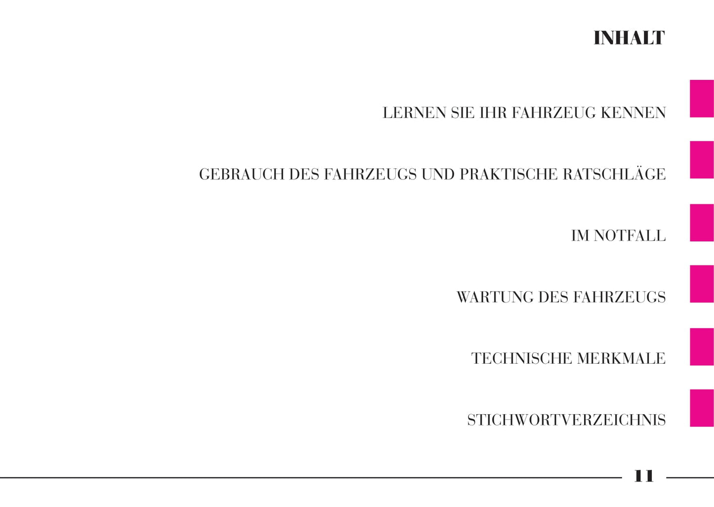 2008-2011 Lancia Phedra Manuel du propriétaire | Allemand