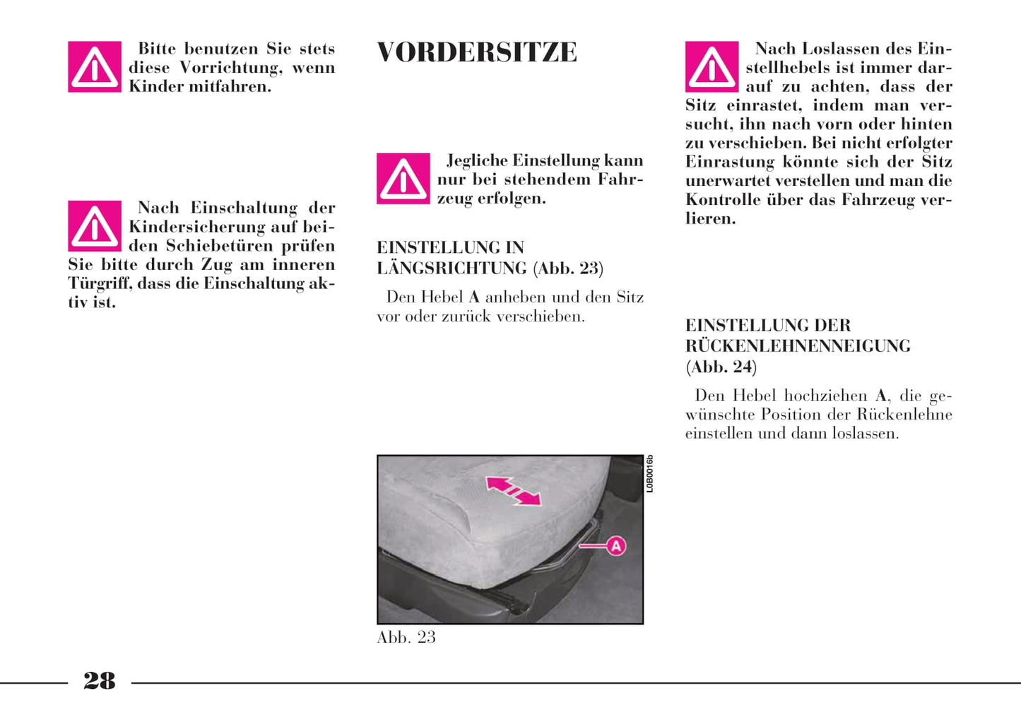 2008-2011 Lancia Phedra Manuel du propriétaire | Allemand