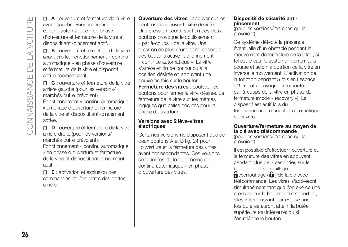 2016-2017 Fiat Punto Owner's Manual | French