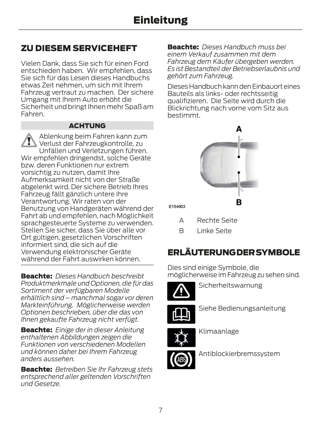 2015 Ford Focus Manuel du propriétaire | Allemand