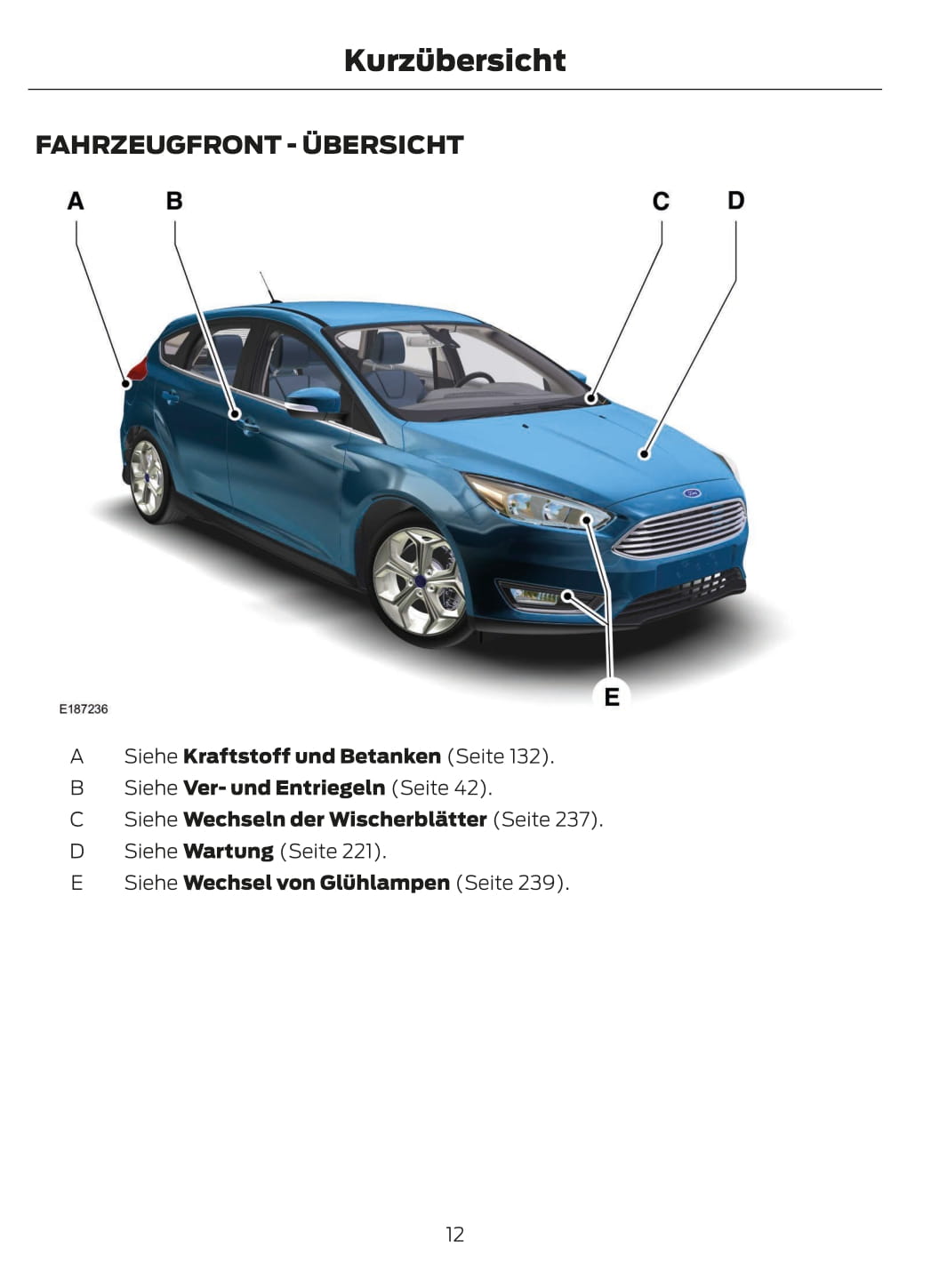2015 Ford Focus Manuel du propriétaire | Allemand