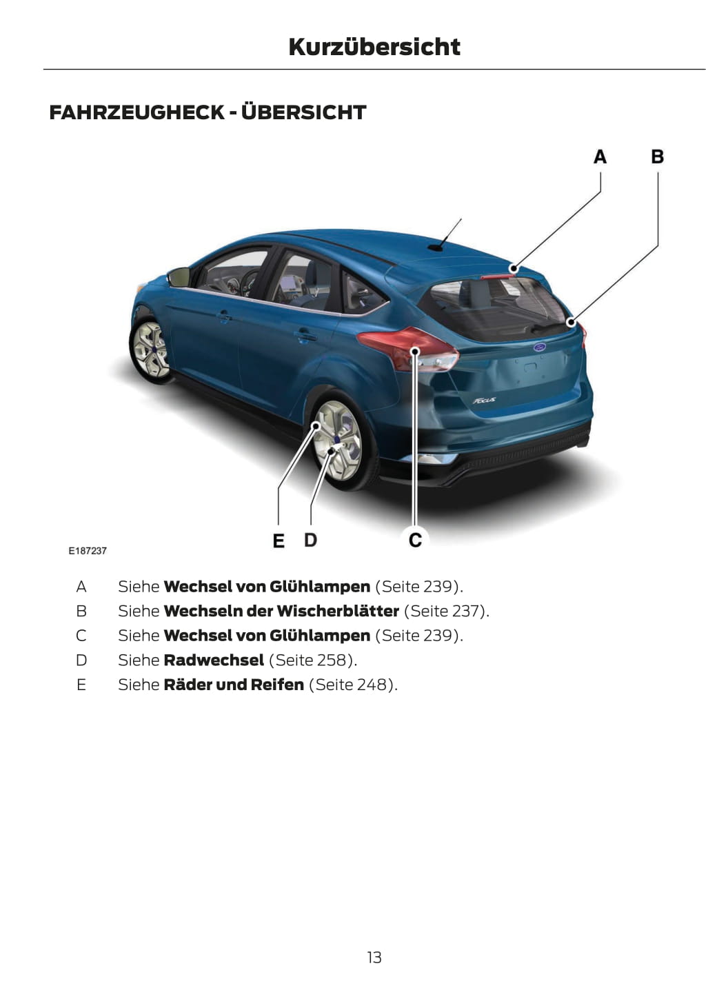 2015 Ford Focus Manuel du propriétaire | Allemand