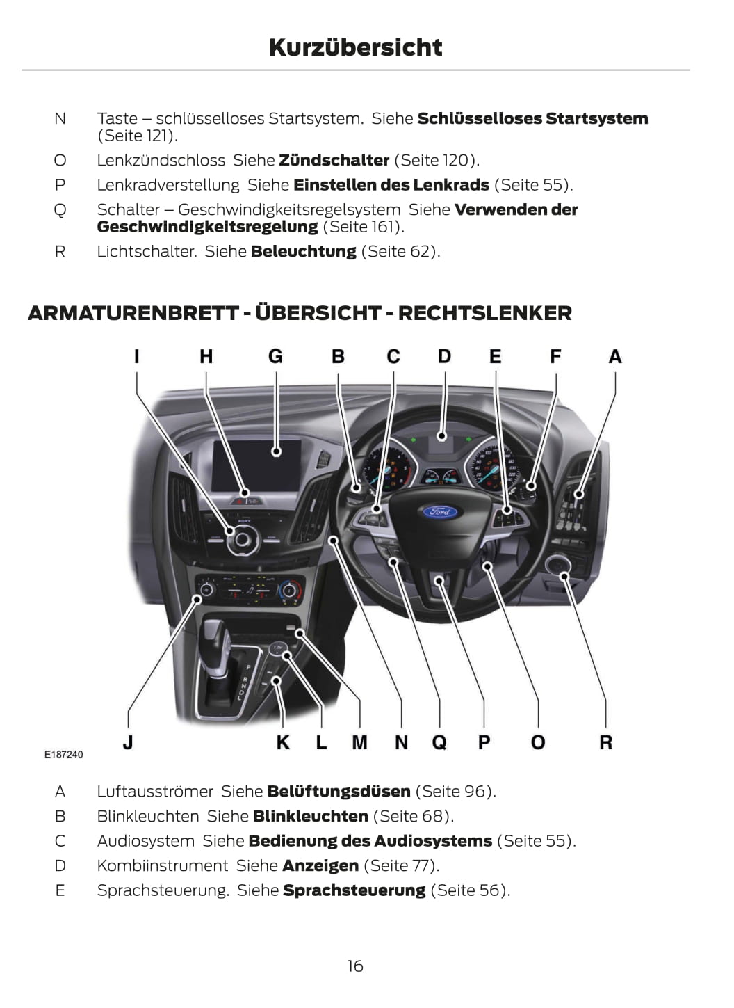 2015 Ford Focus Manuel du propriétaire | Allemand