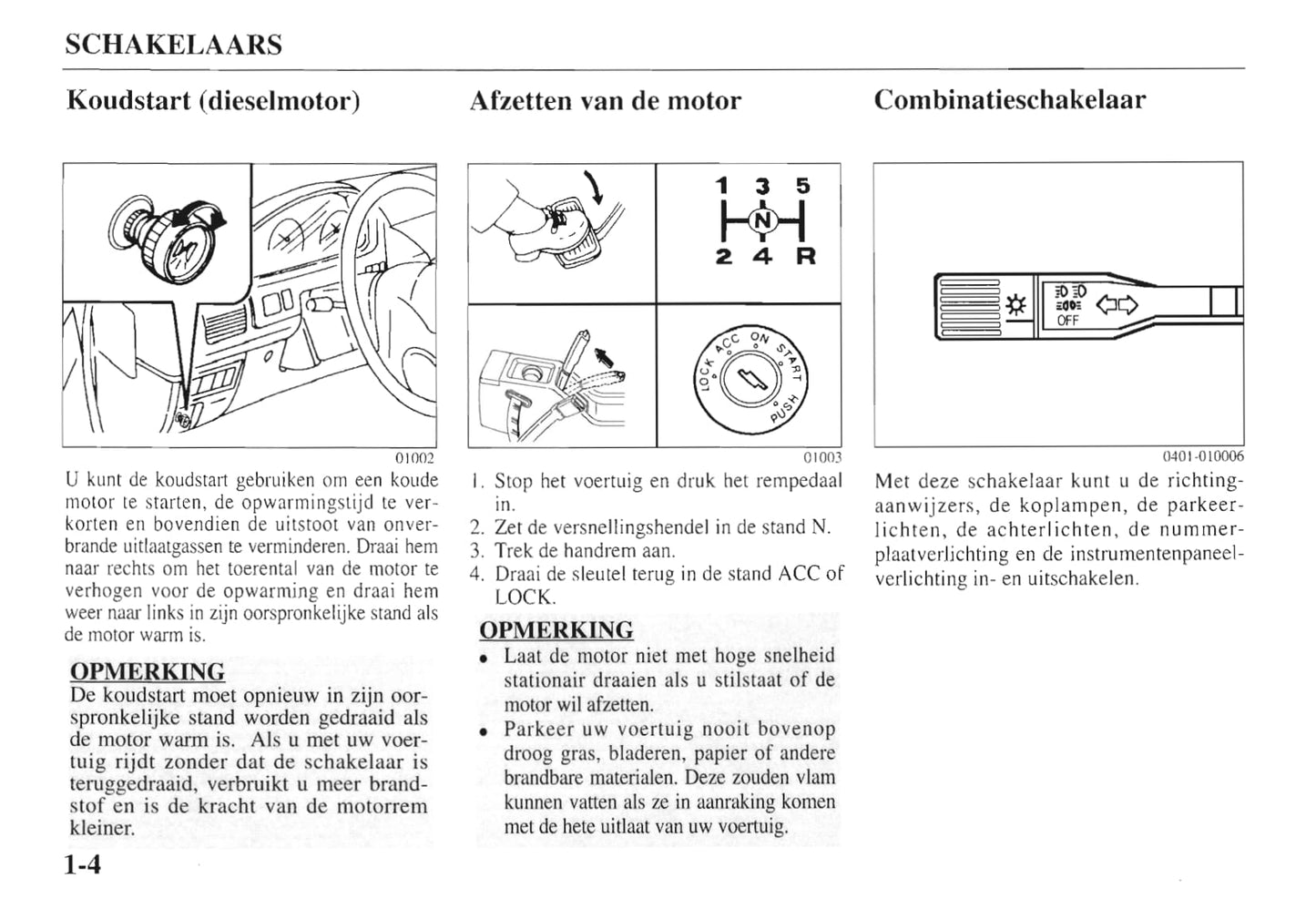 1993-2004 Kia Sportage Manuel du propriétaire | Néerlandais