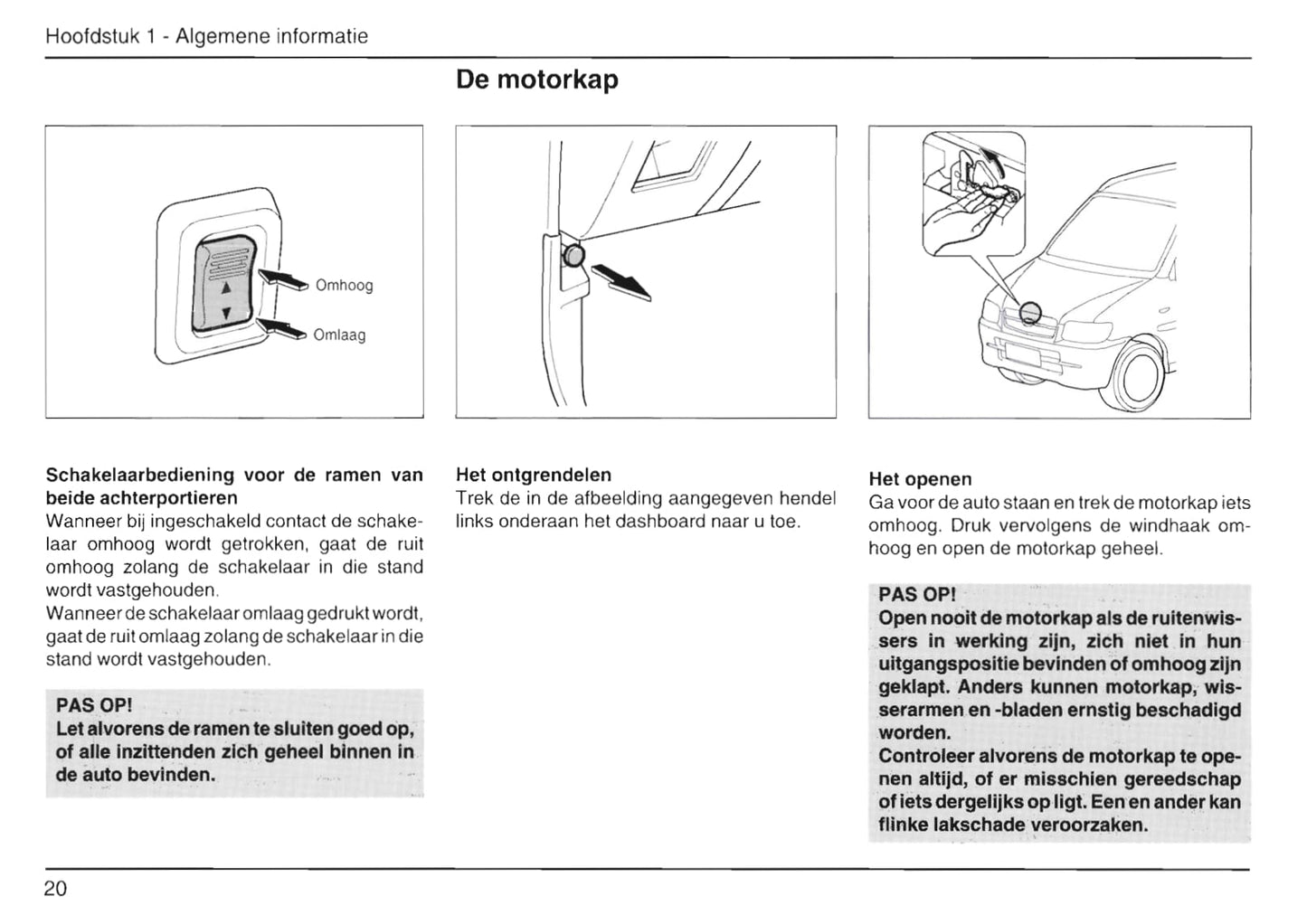 1999-2002 Daihatsu Move Manuel du propriétaire | Néerlandais