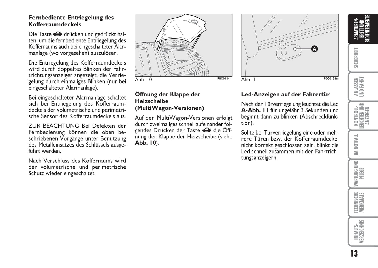 2006-2007 Fiat Stilo Owner's Manual | German