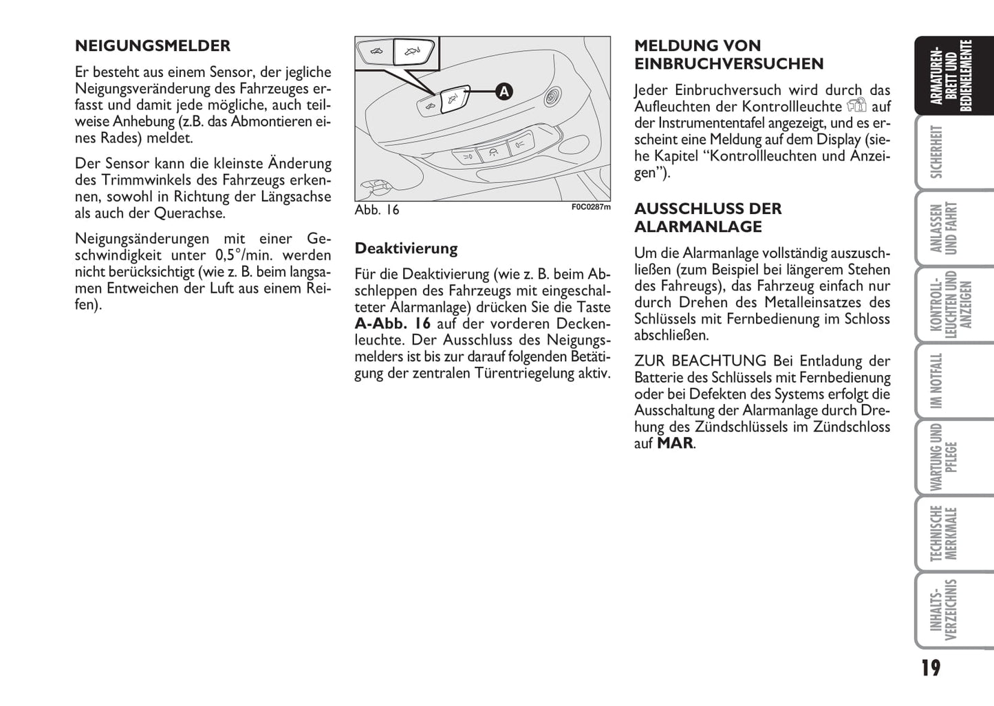 2006-2007 Fiat Stilo Owner's Manual | German