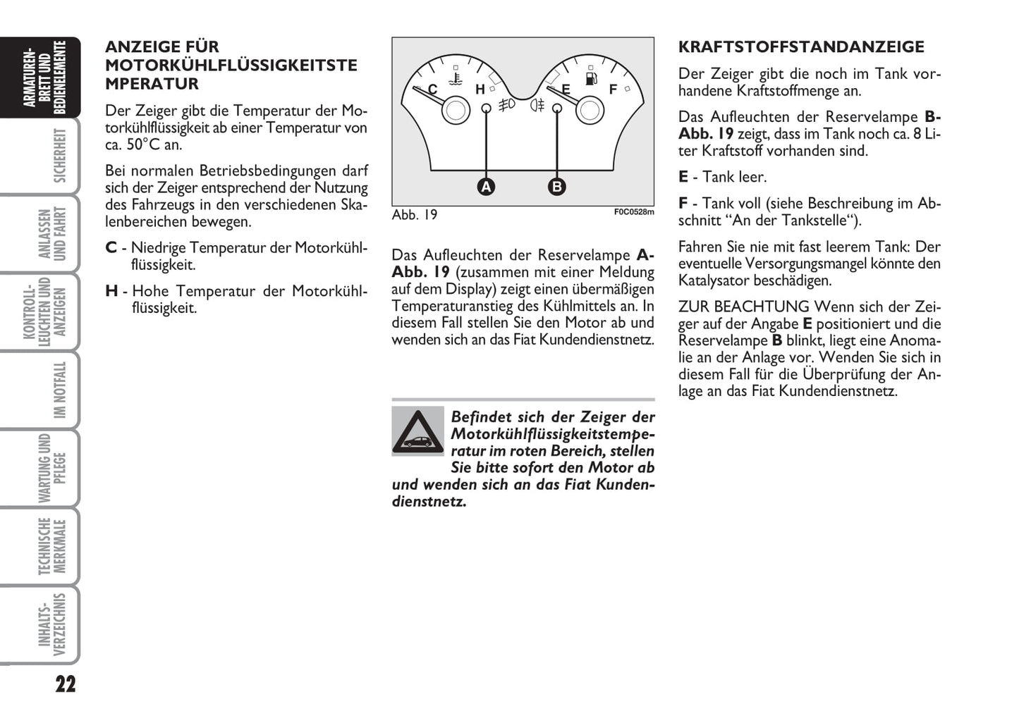 2006-2007 Fiat Stilo Owner's Manual | German