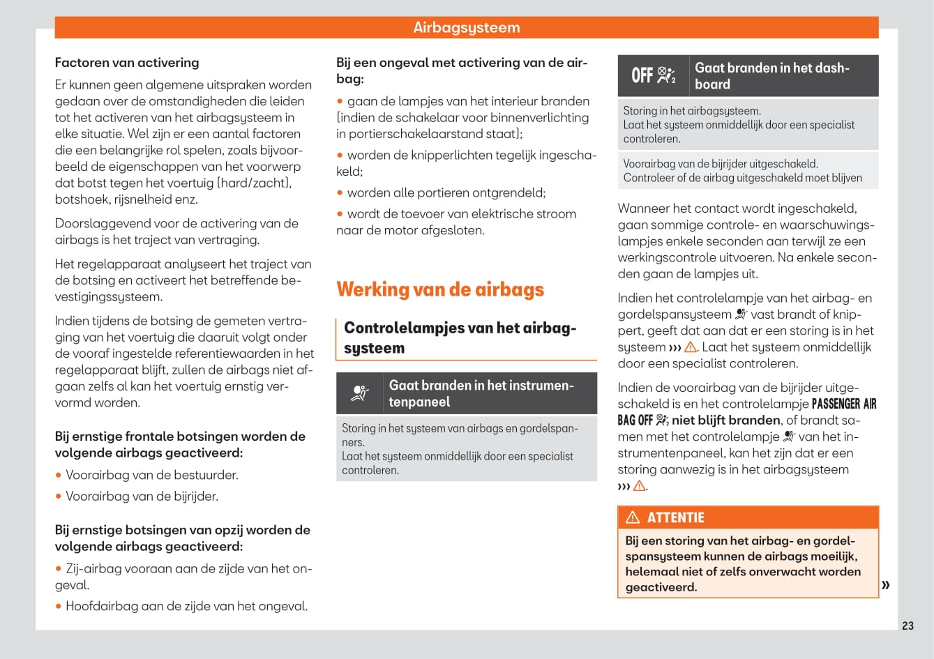 2019-2023 Seat Mii Manuel du propriétaire | Néerlandais