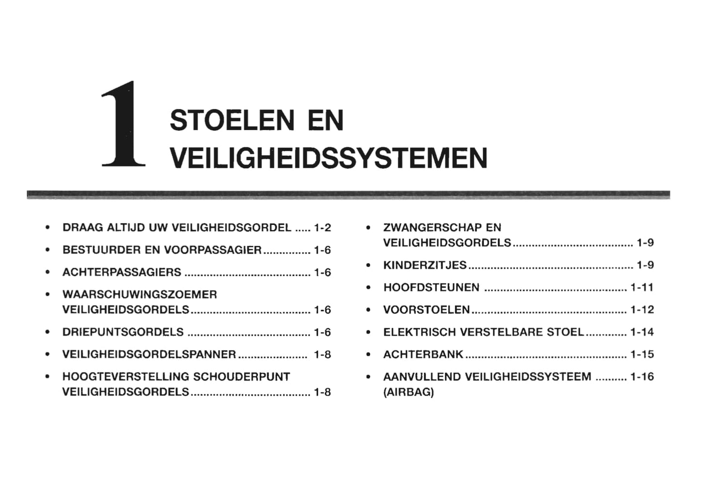 2000-2006 Daewoo Evanda Owner's Manual | Dutch