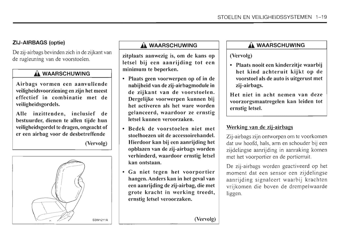 2000-2006 Daewoo Evanda Owner's Manual | Dutch