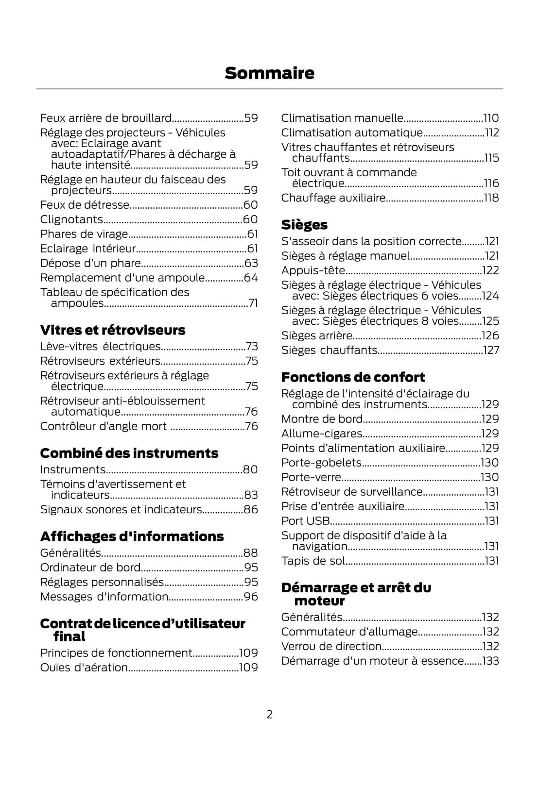 2012 Ford Focus Manuel du propriétaire | Français