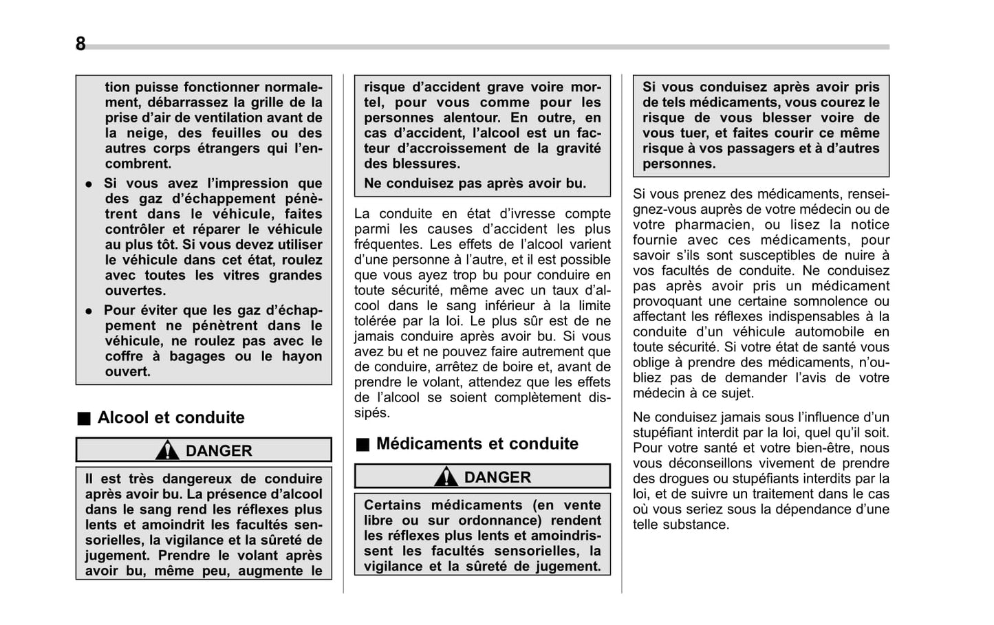 2017 Subaru Impreza Owner's Manual | French