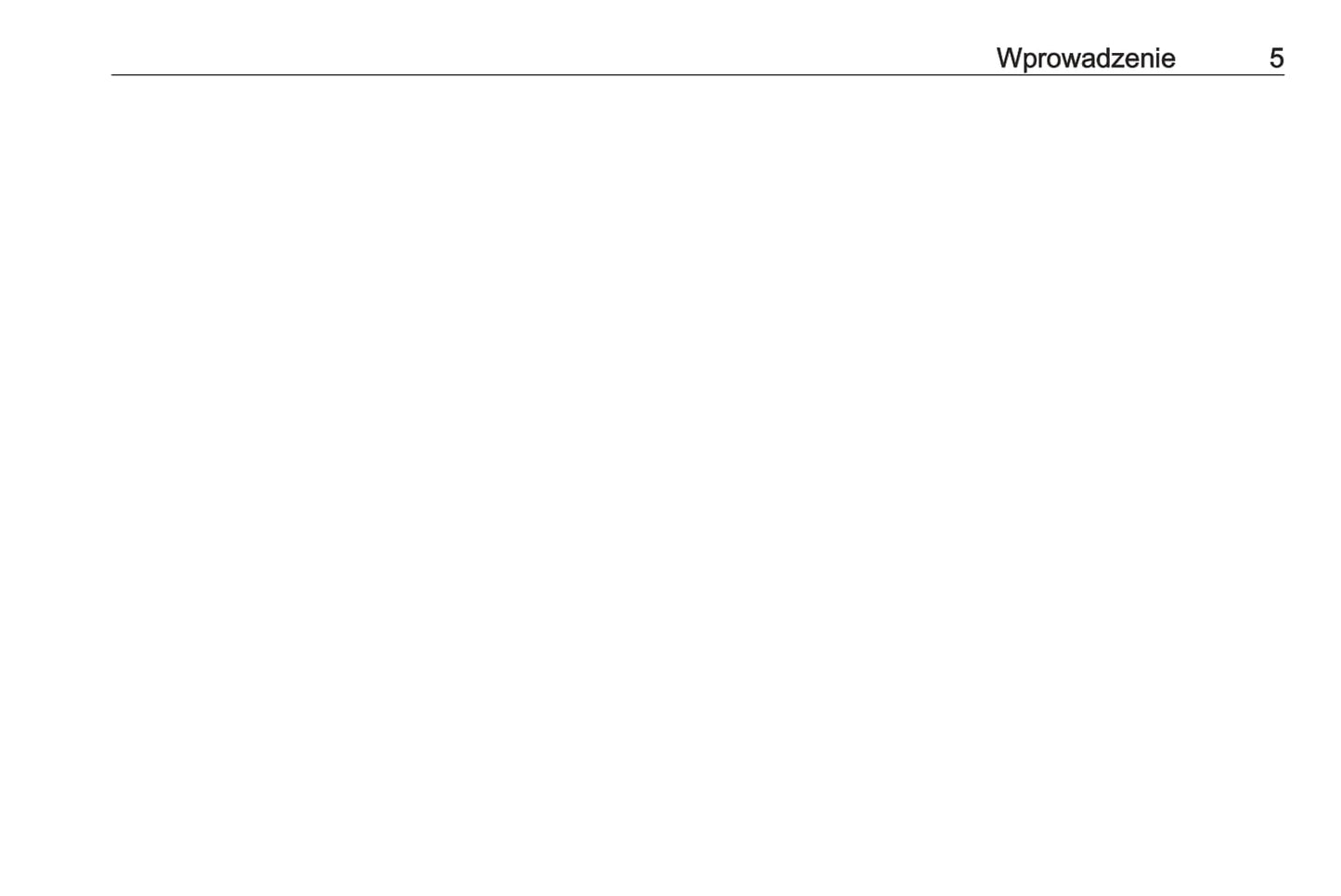 2018-2019 Opel Astra Owner's Manual | Polish