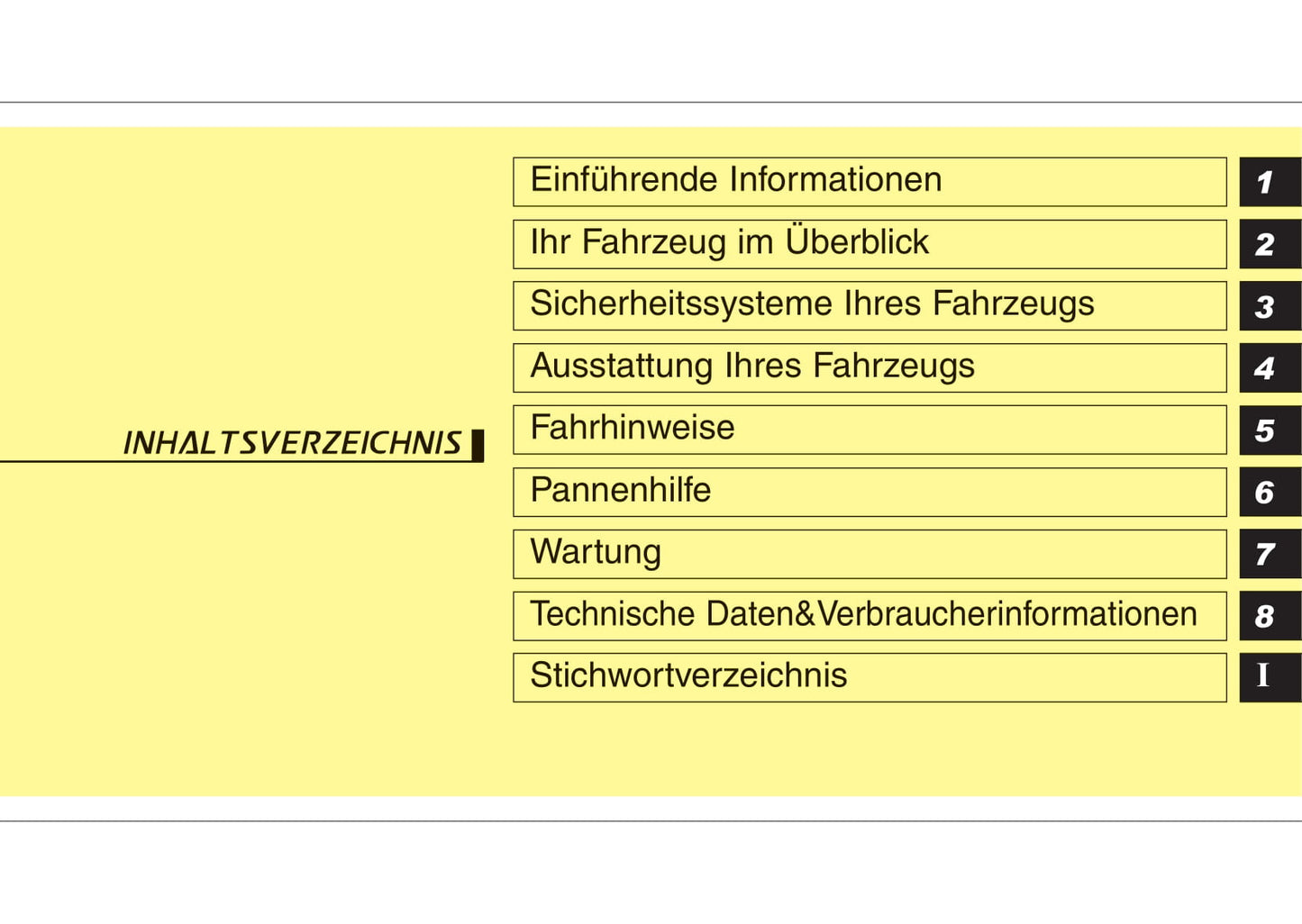 2009-2015 Kia Venga Manuel du propriétaire | Allemand