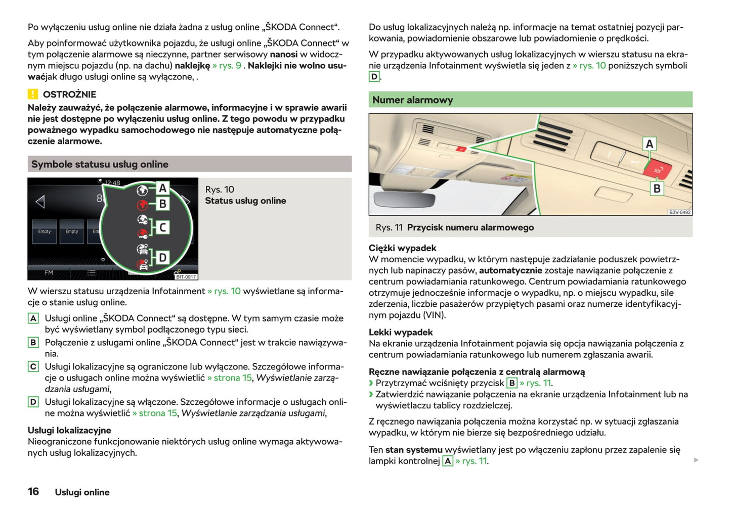 2015-2019 Skoda Superb Manuel du propriétaire | Polonais