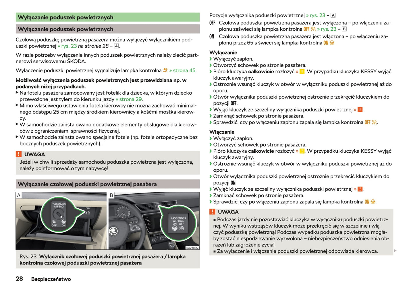 2015-2019 Skoda Superb Manuel du propriétaire | Polonais