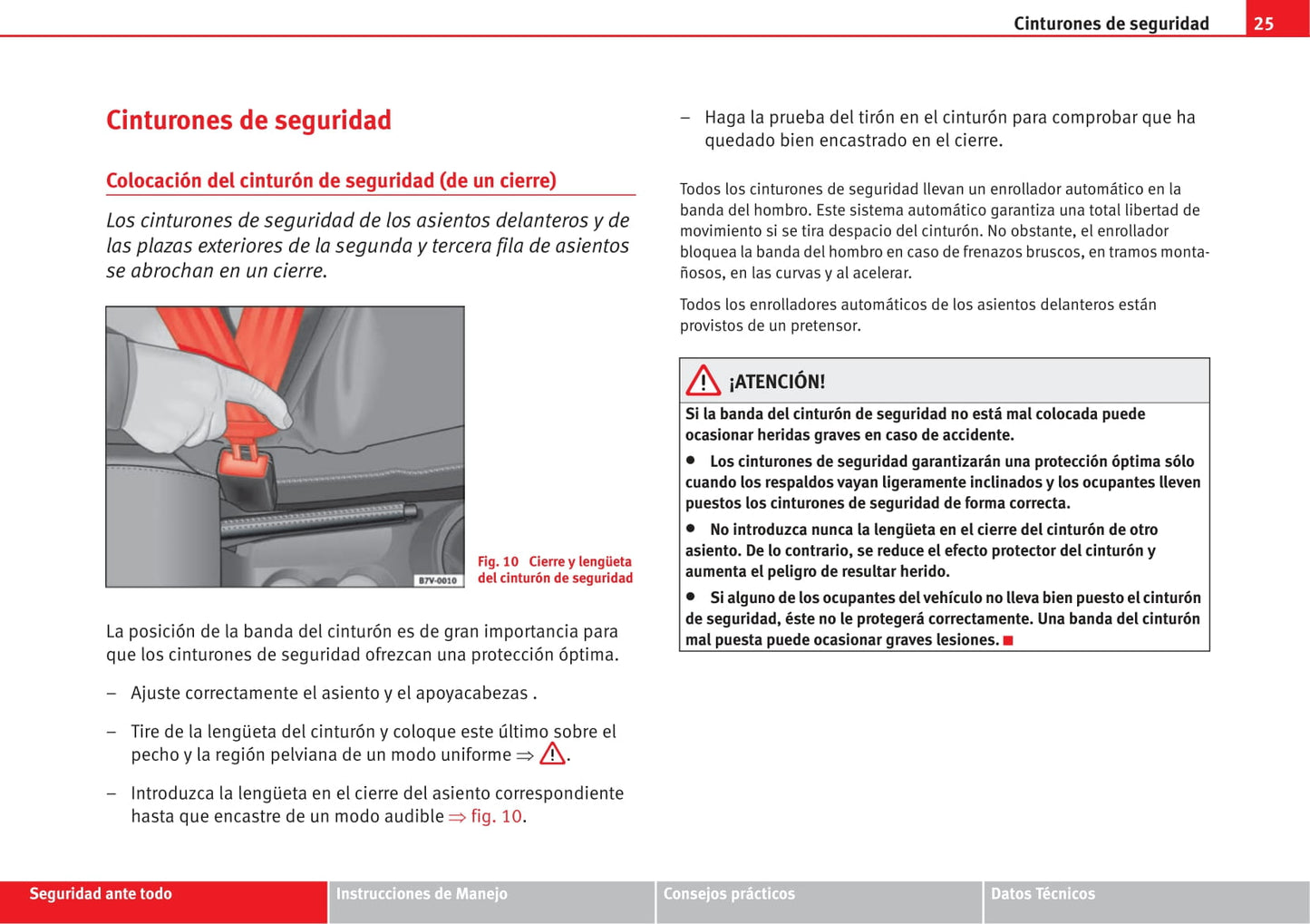 2000-2010 Seat Alhambra Manuel du propriétaire | Espagnol