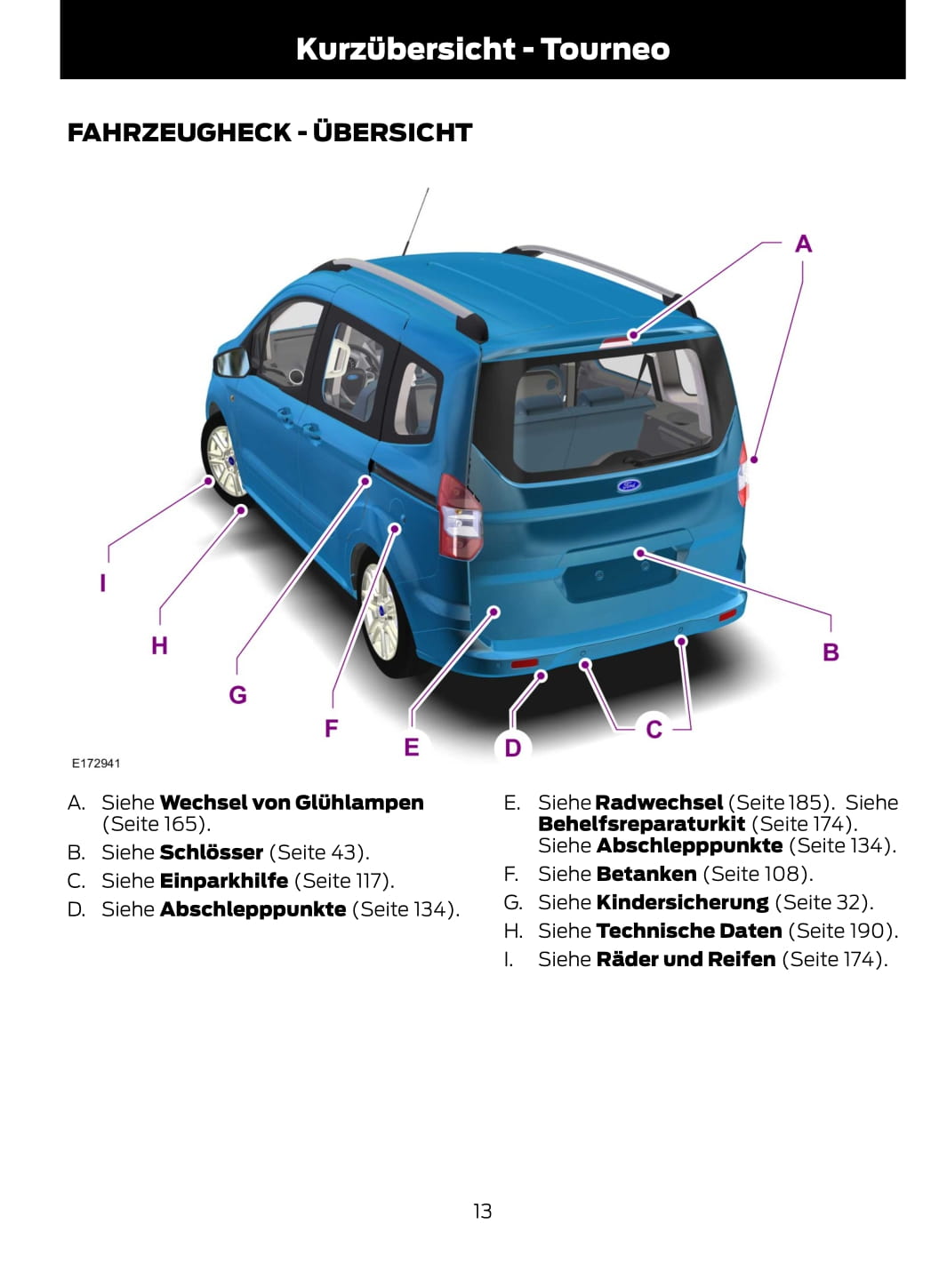 2014-2015 Ford Tourneo Courier / Transit Courier Manuel du propriétaire | Allemand