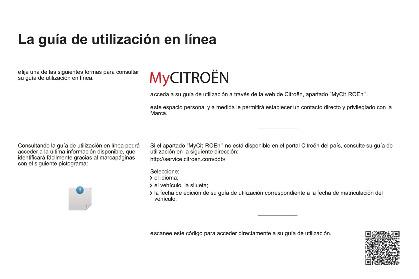 2014-2016 Citroën Berlingo Manuel du propriétaire | Espagnol