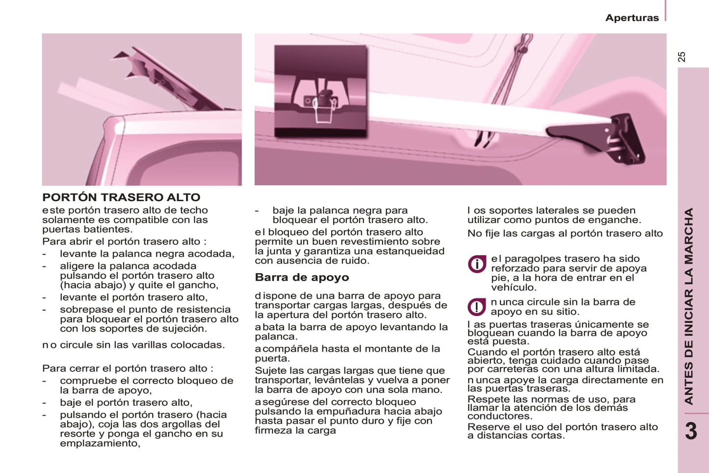 2014-2016 Citroën Berlingo Manuel du propriétaire | Espagnol