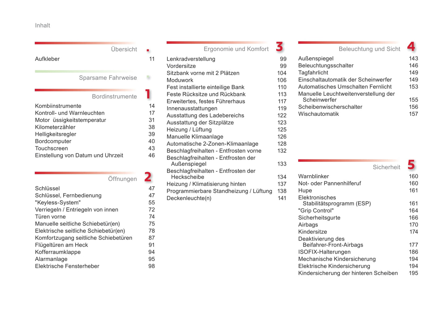 2016-2017 Citroën Jumpy Owner's Manual | German