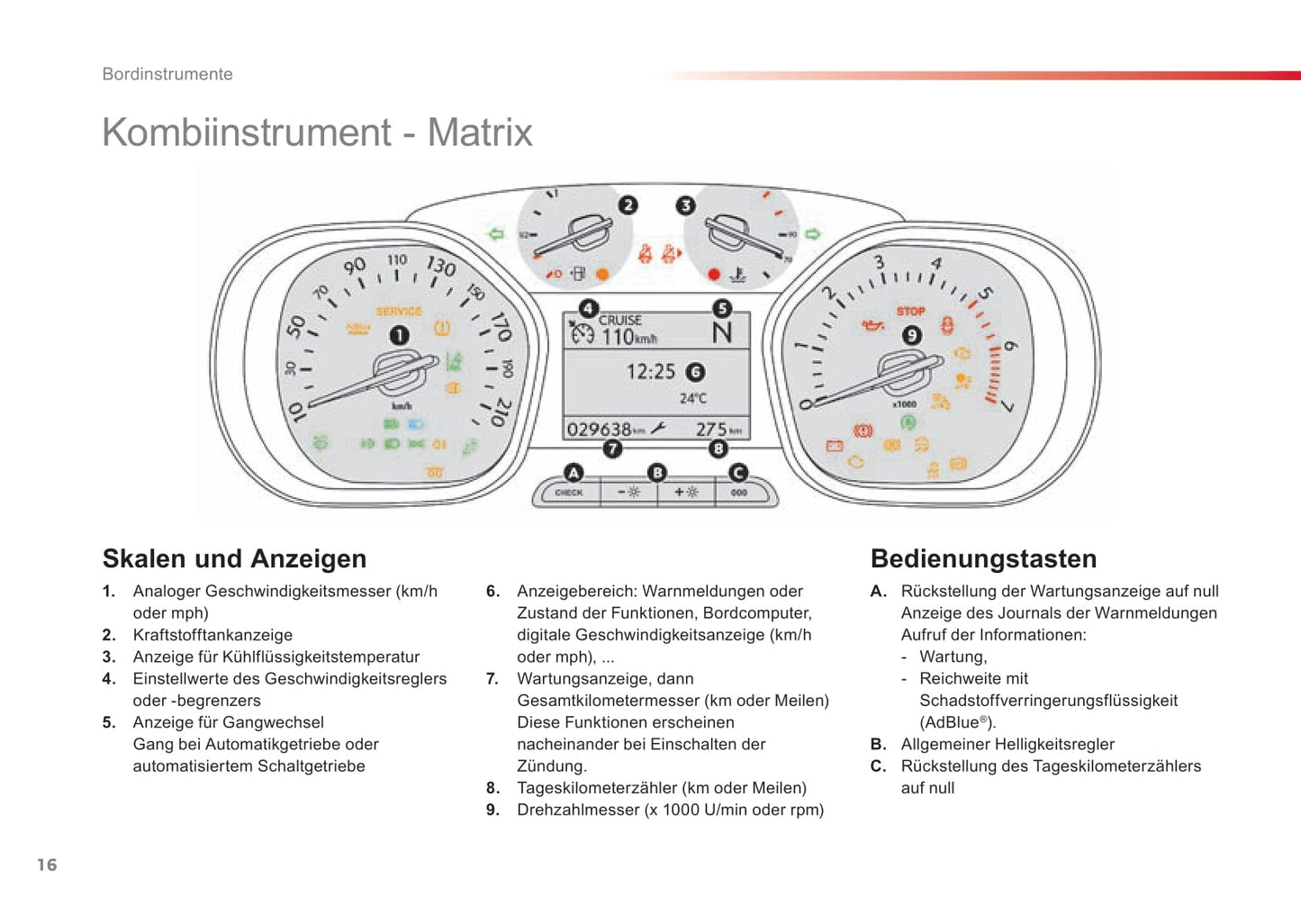 2016-2017 Citroën Jumpy Owner's Manual | German