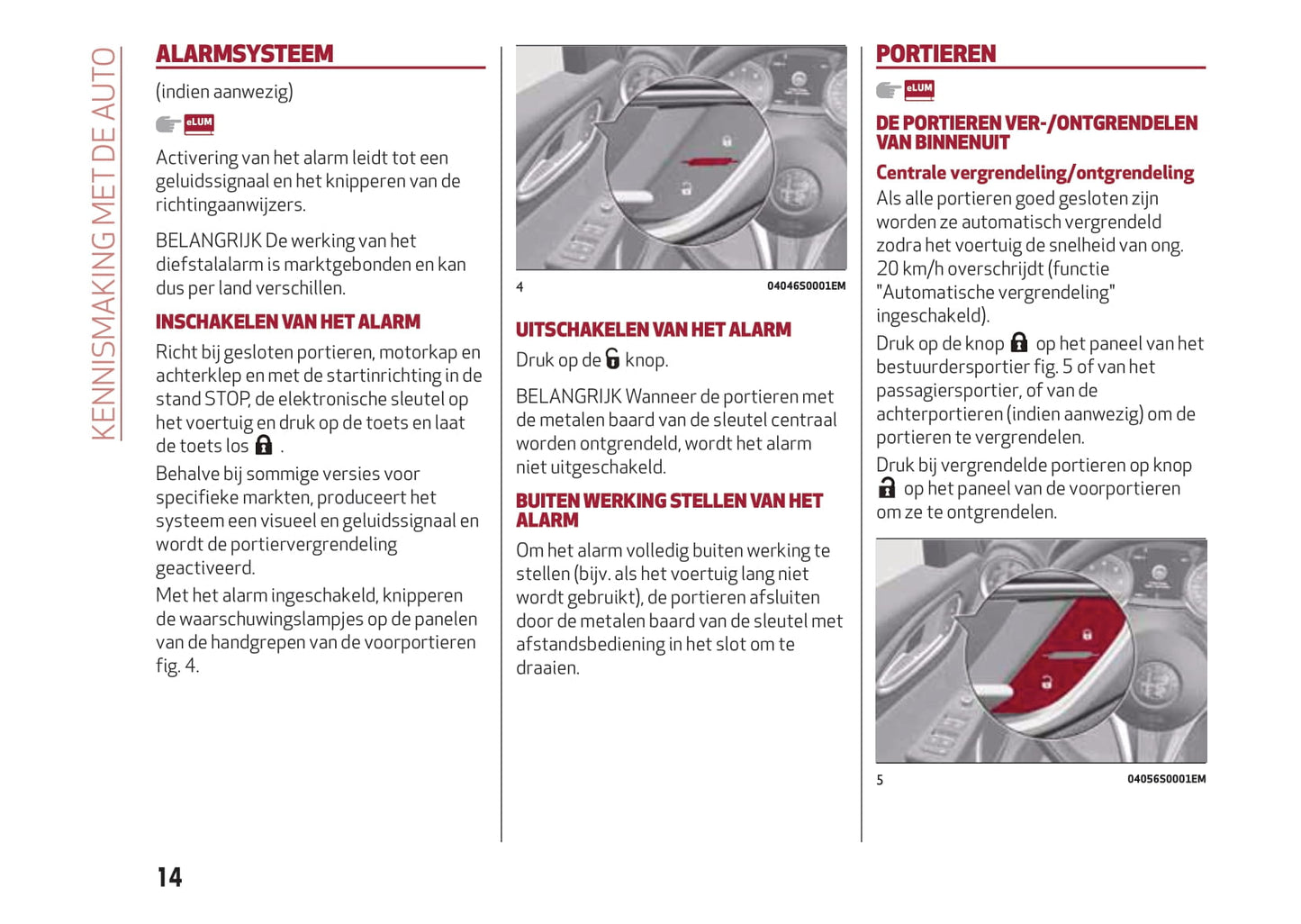 2016-2020 Alfa Romeo Giulia Owner's Manual | Dutch