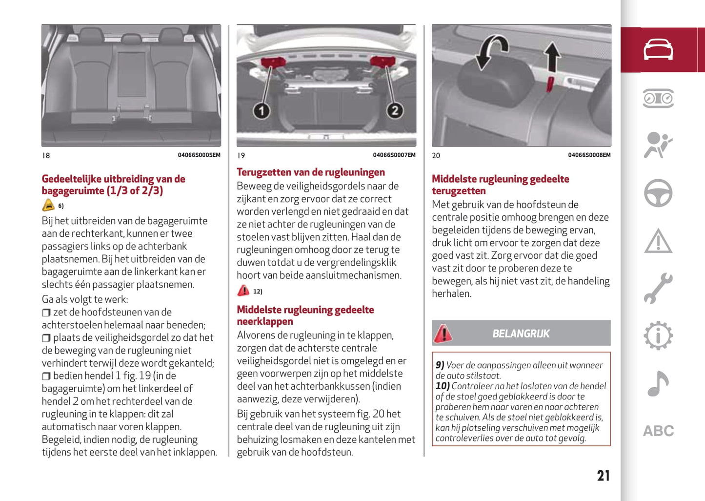 2016-2020 Alfa Romeo Giulia Owner's Manual | Dutch