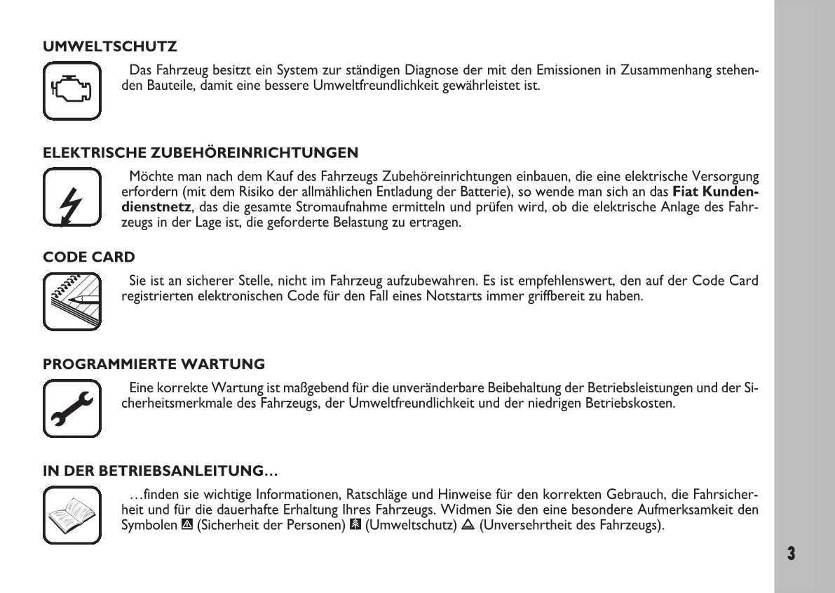 2007-2008 Fiat Ulysse Owner's Manual | German
