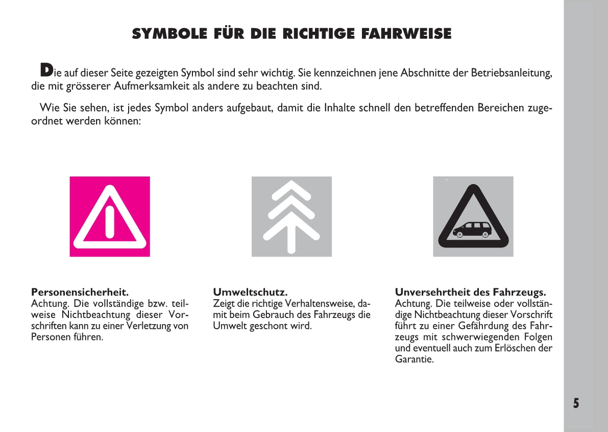 2007-2008 Fiat Ulysse Owner's Manual | German