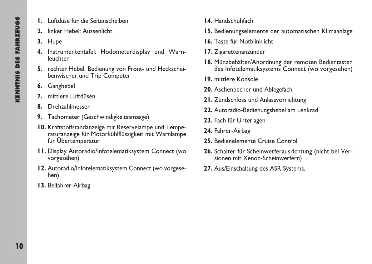 2007-2008 Fiat Ulysse Owner's Manual | German