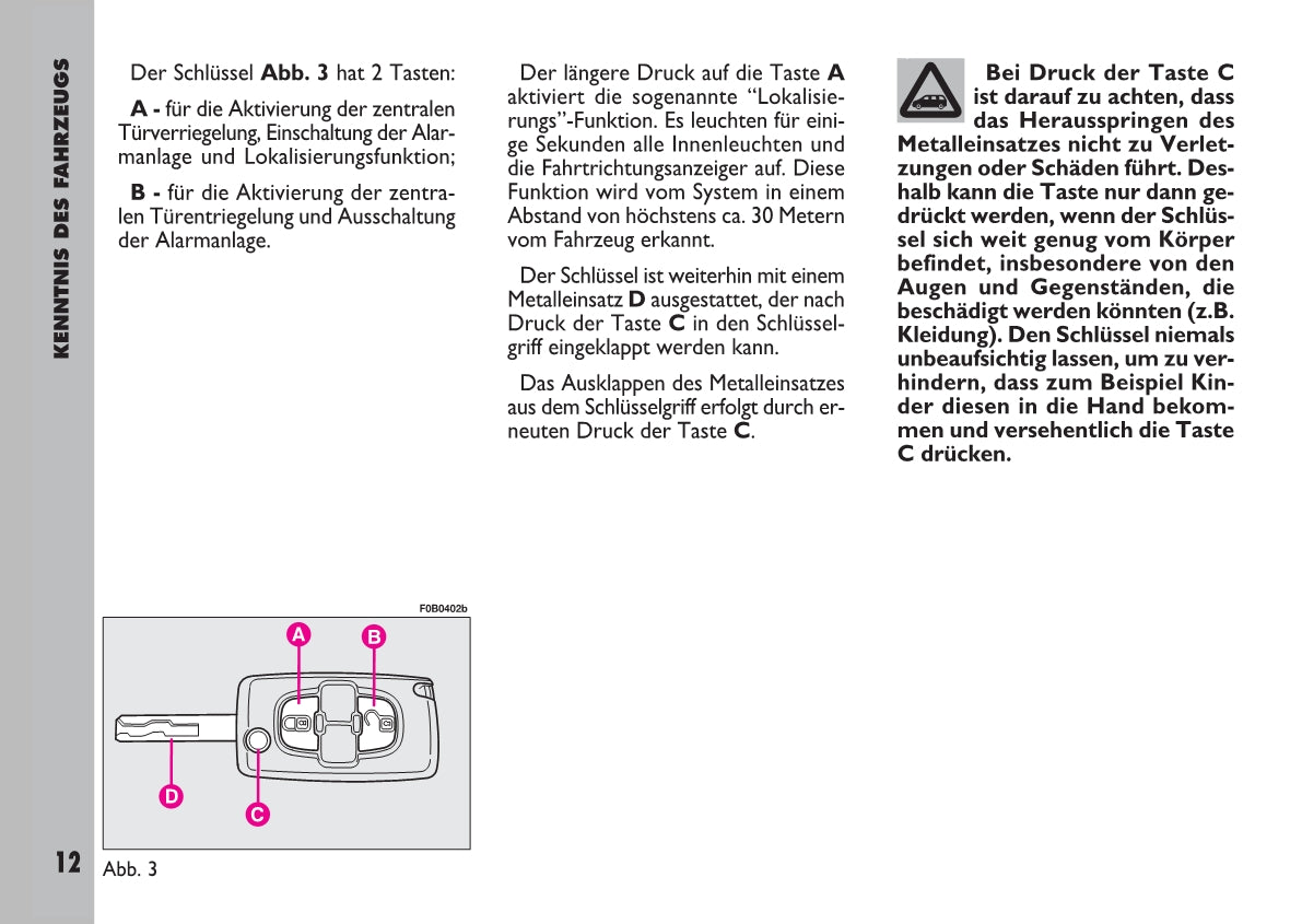 2007-2008 Fiat Ulysse Owner's Manual | German