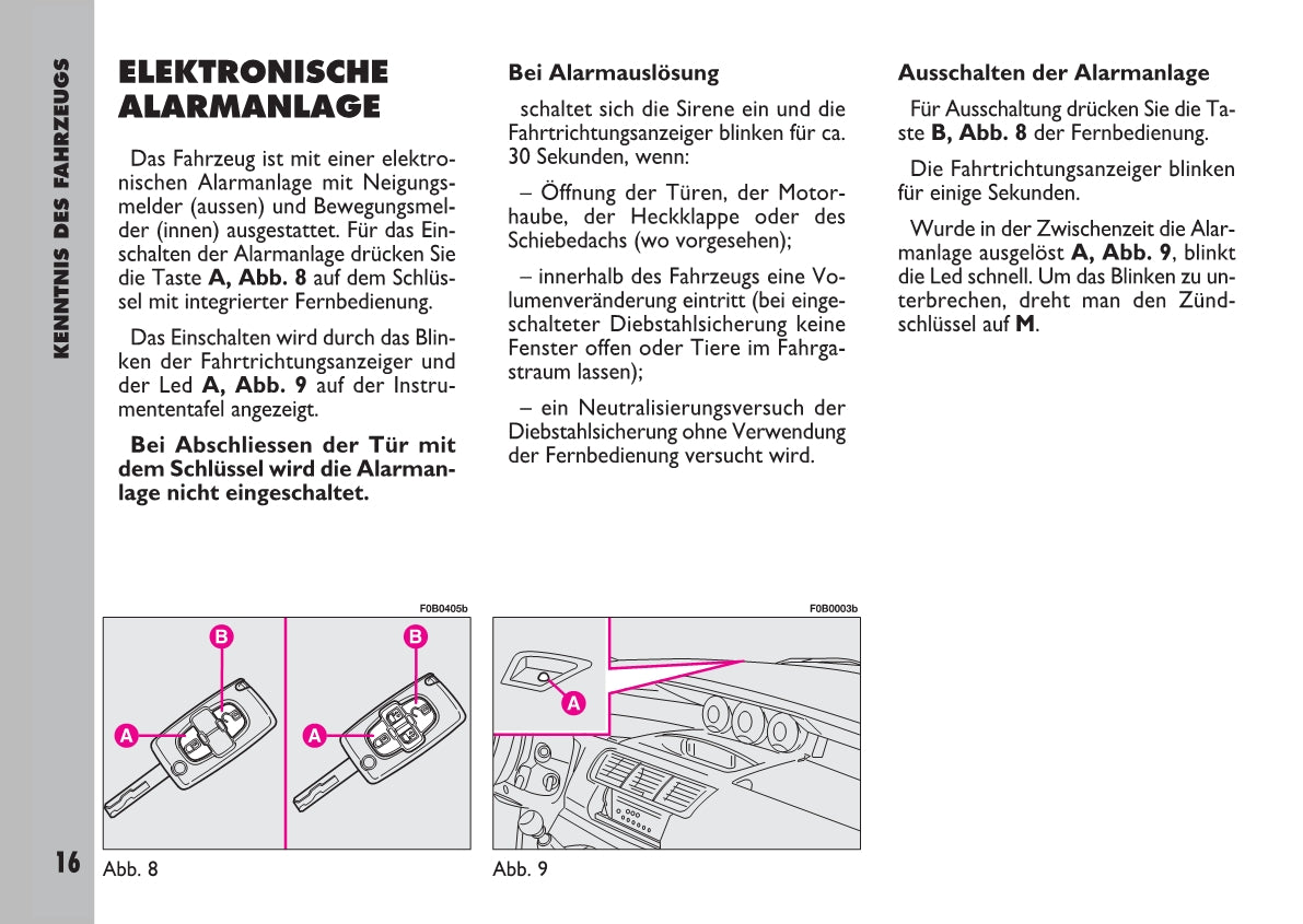 2007-2008 Fiat Ulysse Owner's Manual | German