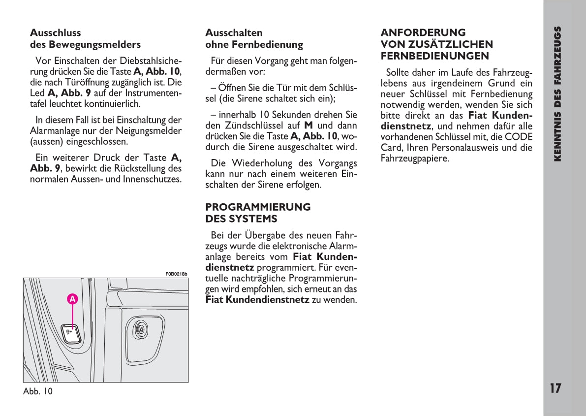 2007-2008 Fiat Ulysse Owner's Manual | German