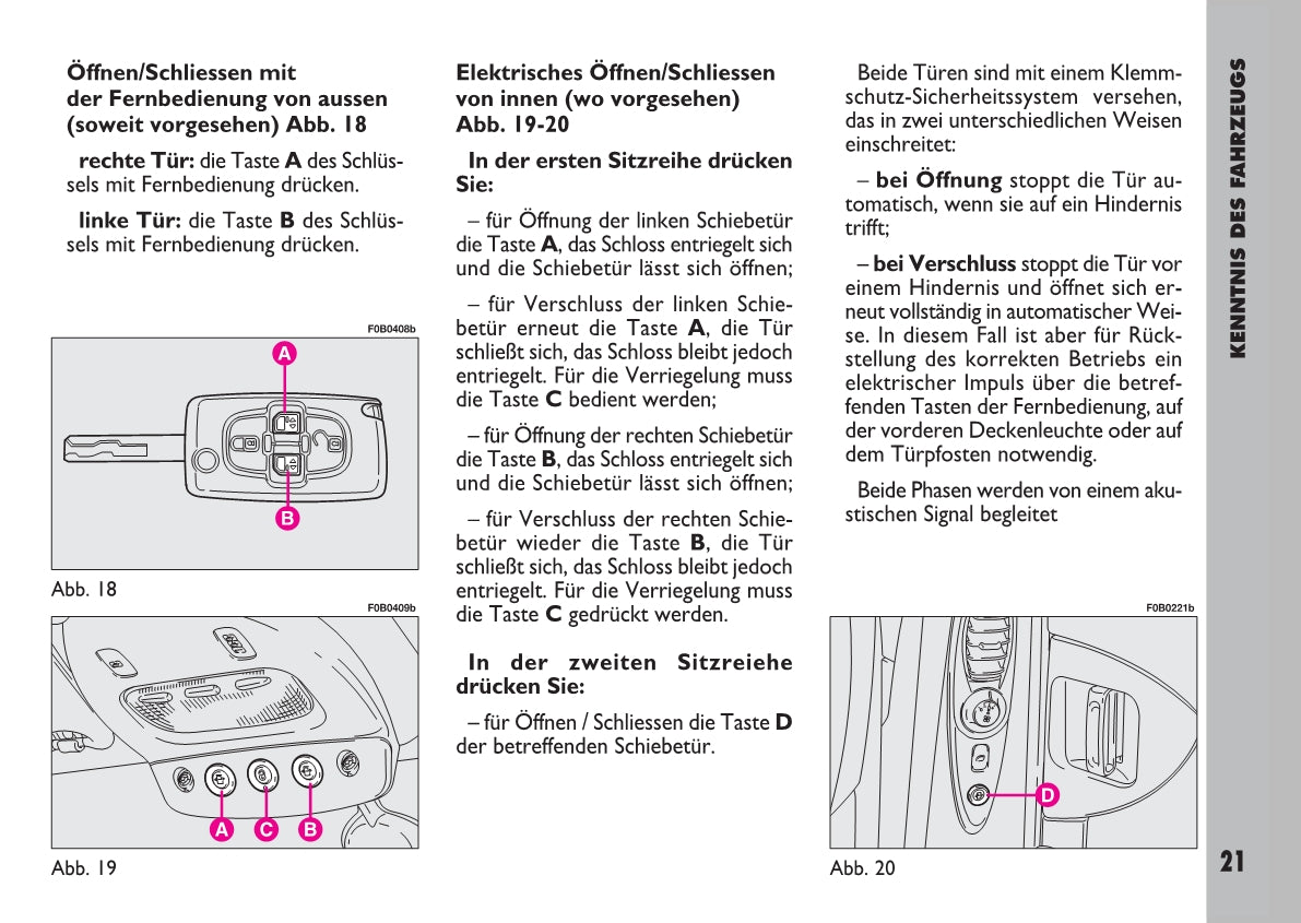 2007-2008 Fiat Ulysse Owner's Manual | German