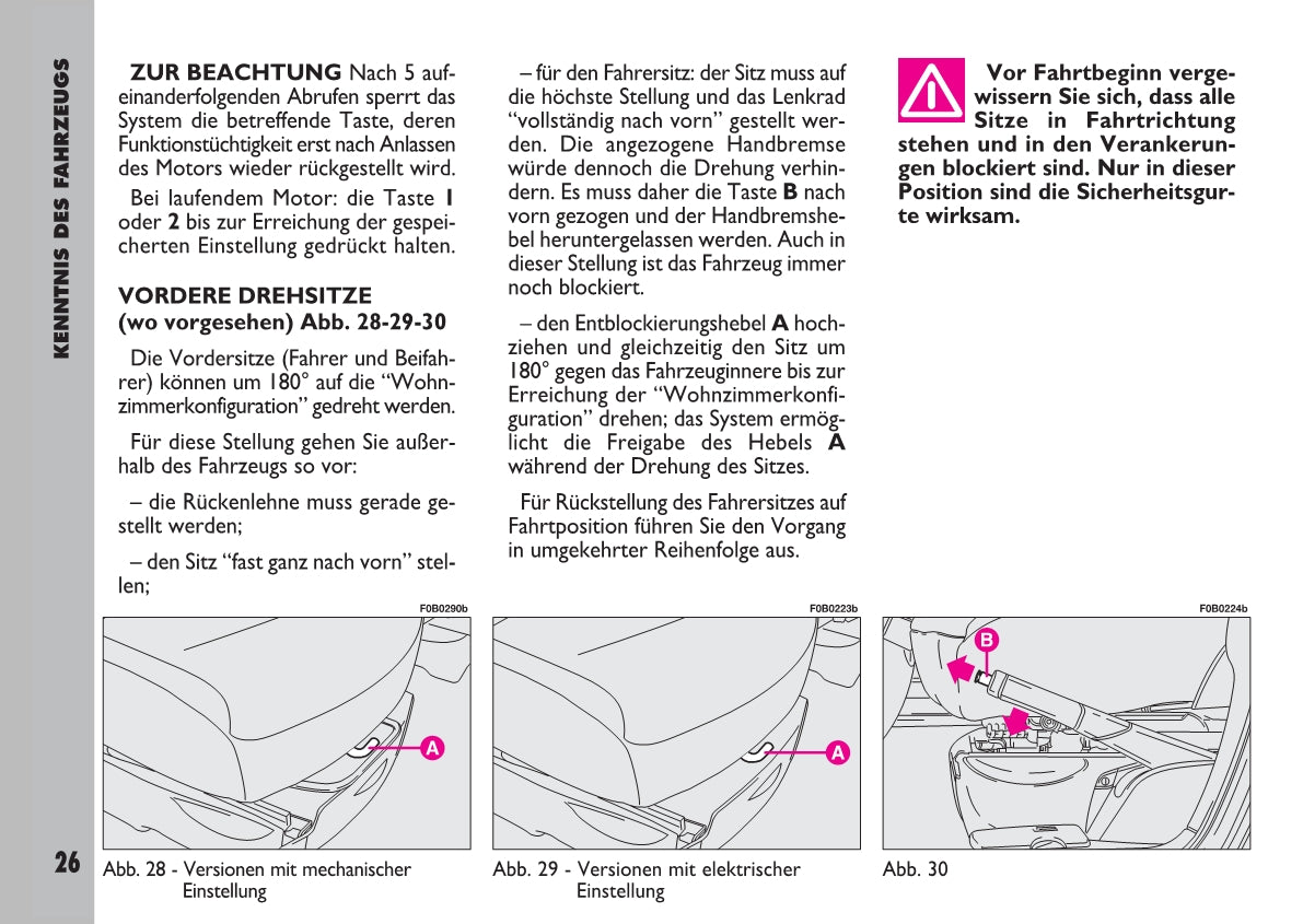 2007-2008 Fiat Ulysse Owner's Manual | German