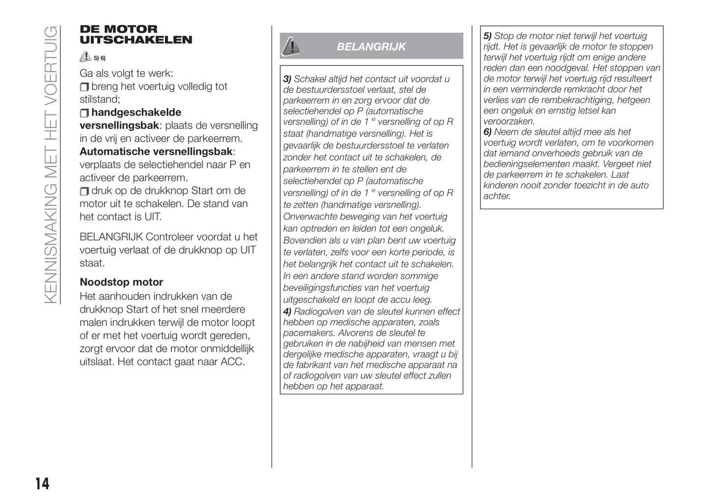 2017-2019 Fiat 124 Spider Manuel du propriétaire | Néerlandais