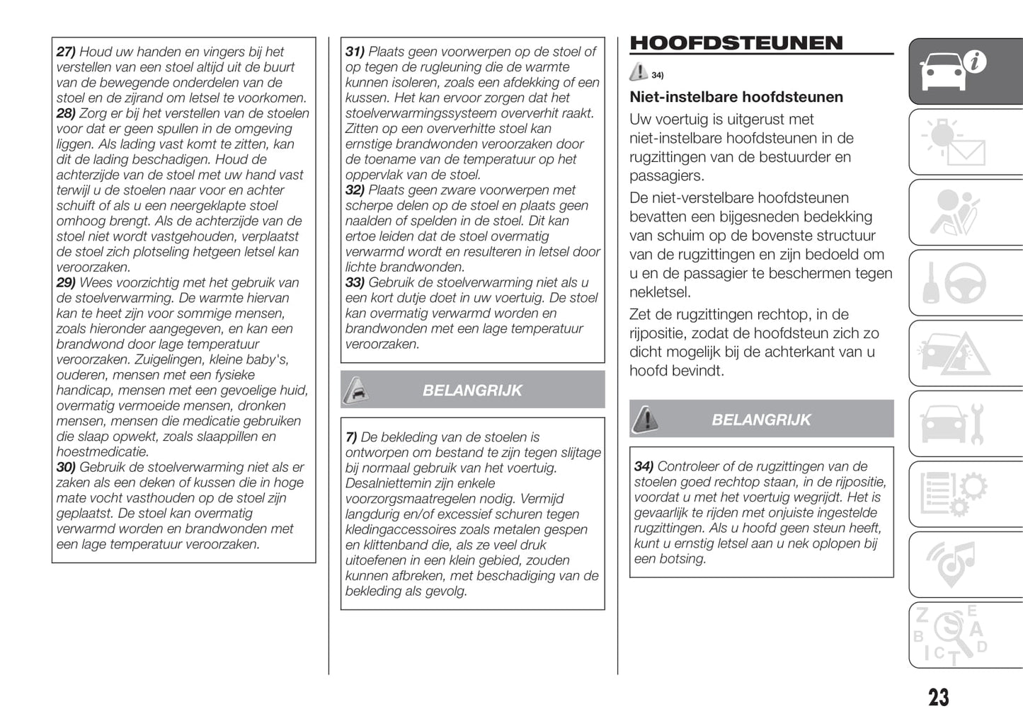 2017-2019 Fiat 124 Spider Manuel du propriétaire | Néerlandais