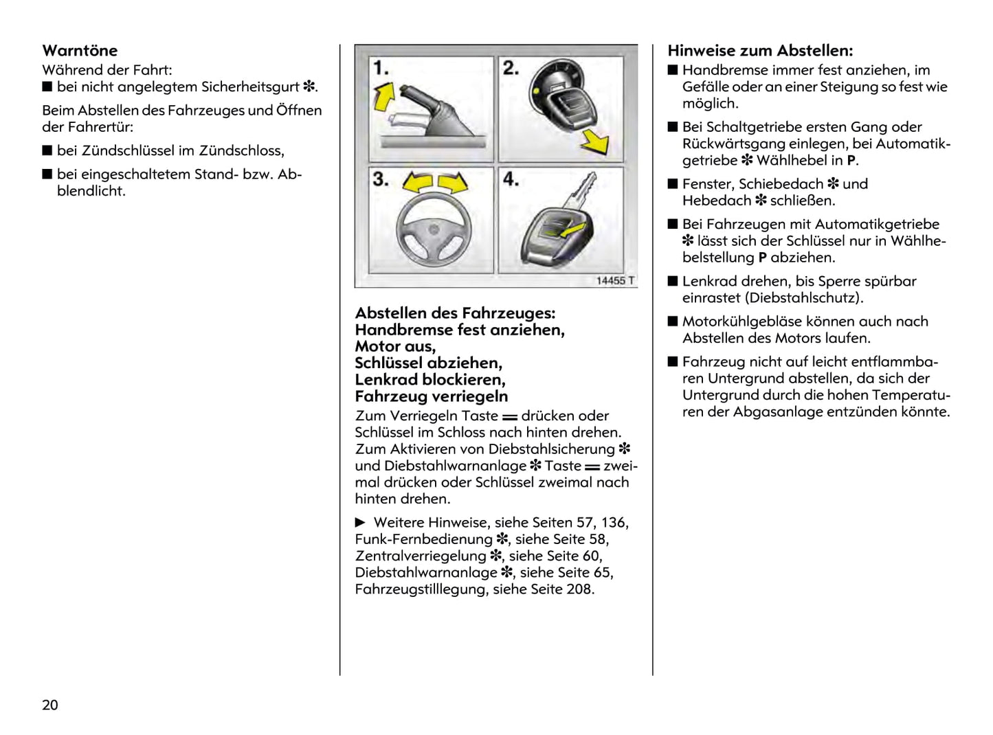 2002-2005 Opel Zafira Manuel du propriétaire | Allemand