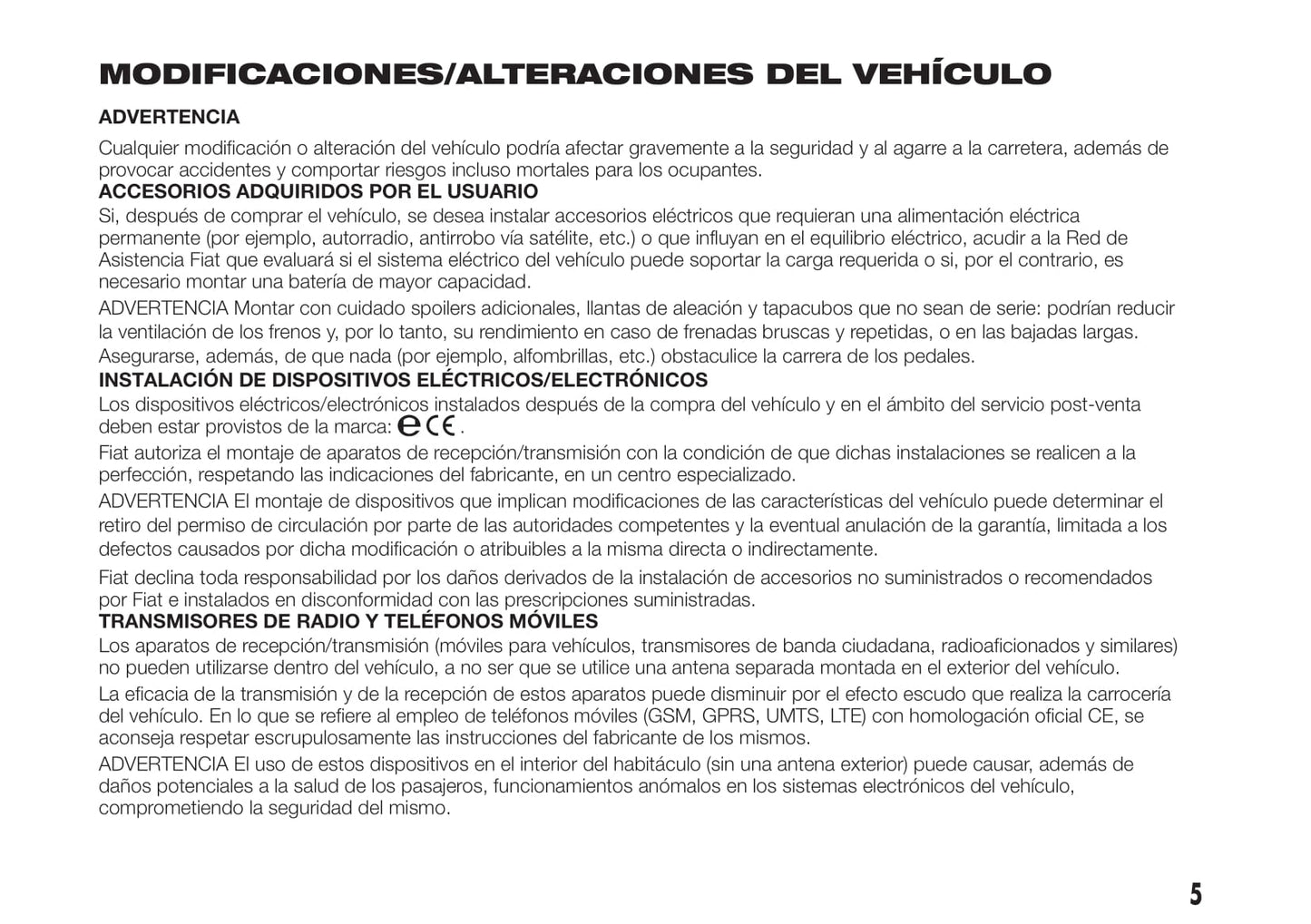 2019-2020 Fiat Talento Owner's Manual | Spanish
