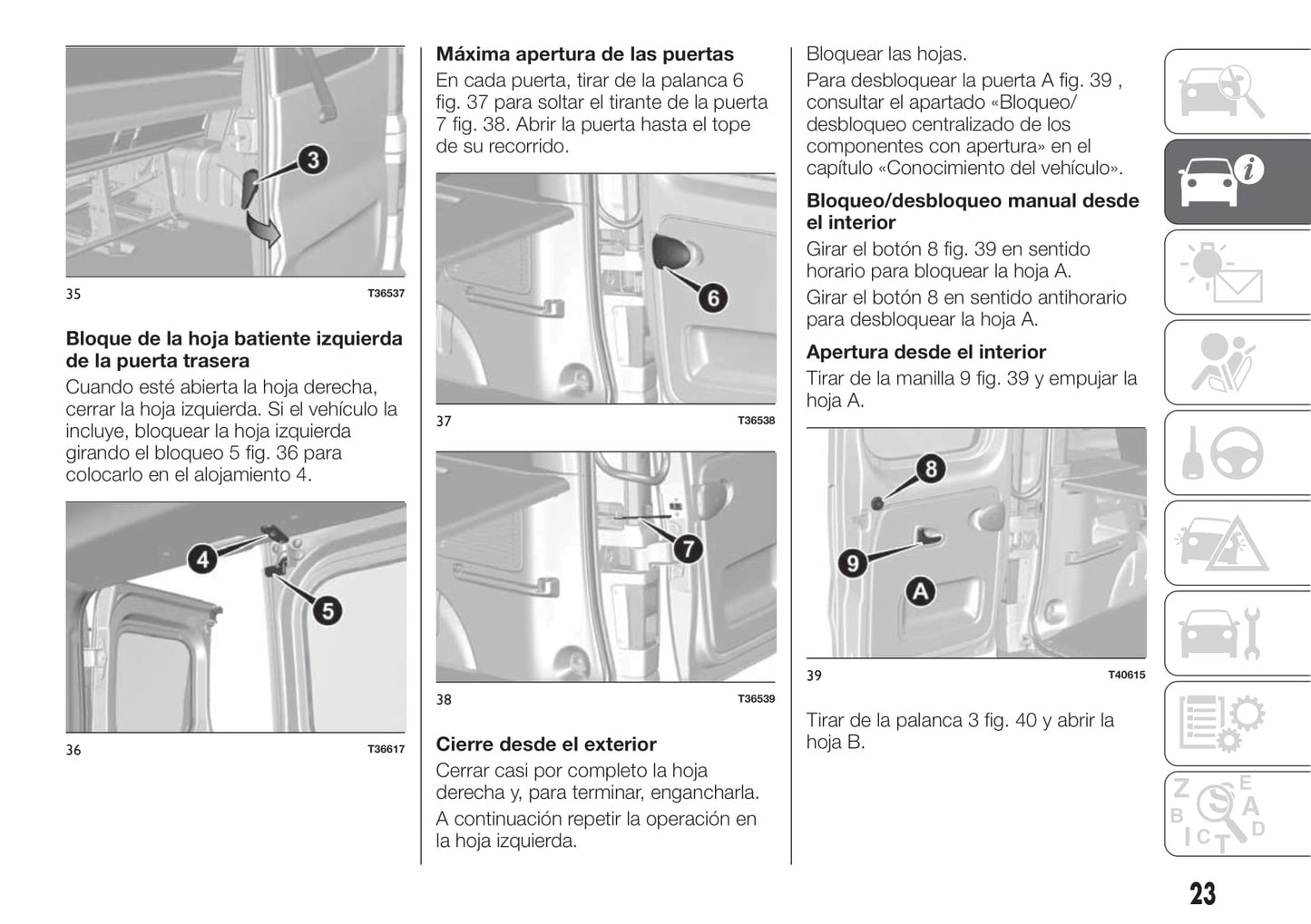 2019-2020 Fiat Talento Owner's Manual | Spanish