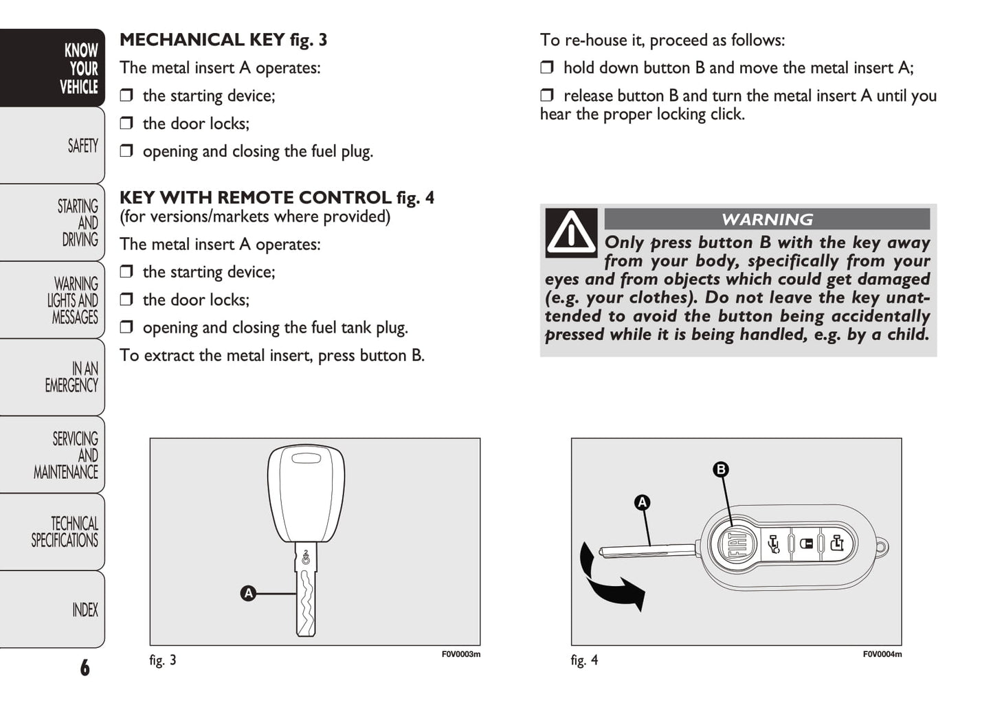 2010-2011 Fiat Doblò Owner's Manual | English