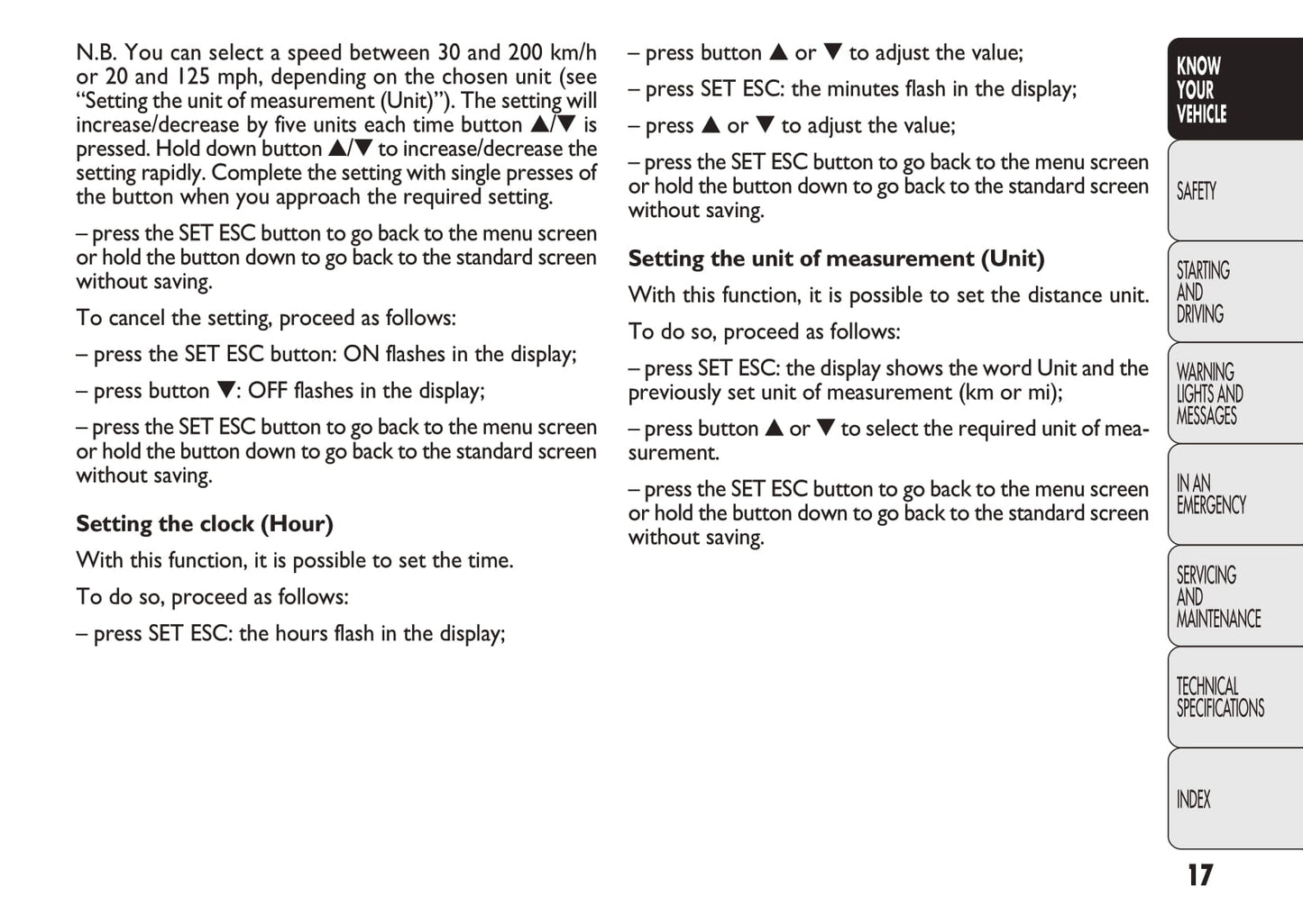 2010-2011 Fiat Doblò Owner's Manual | English