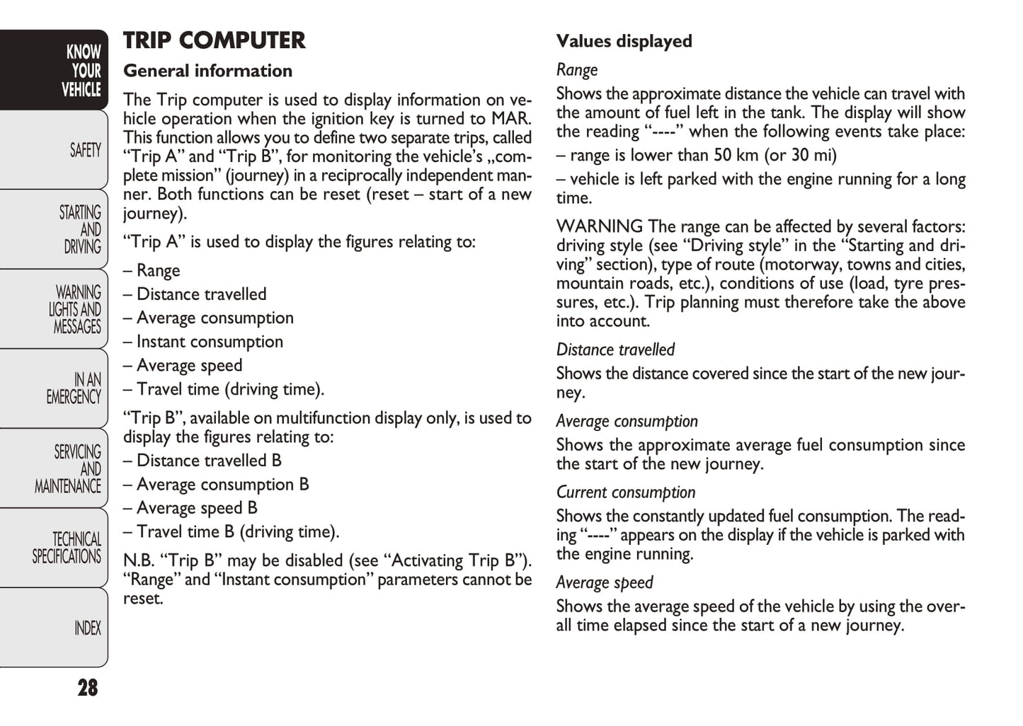 2010-2011 Fiat Doblò Owner's Manual | English